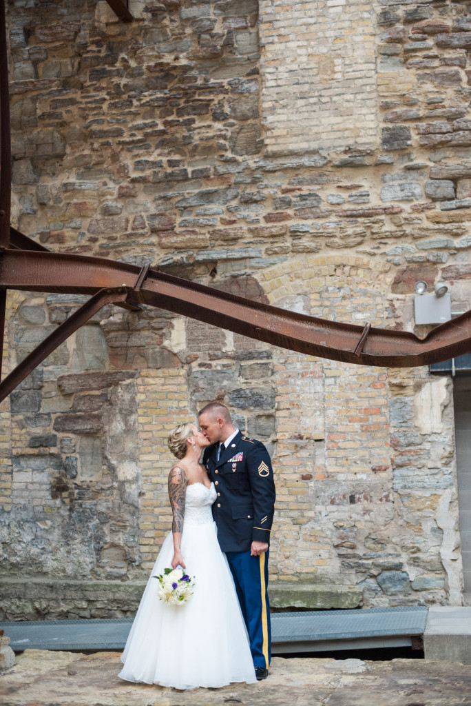 Karissa and Nate's military wedding in Minneapolis, MN