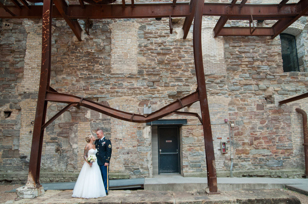 Karissa and Nate's military wedding in Minneapolis, MN