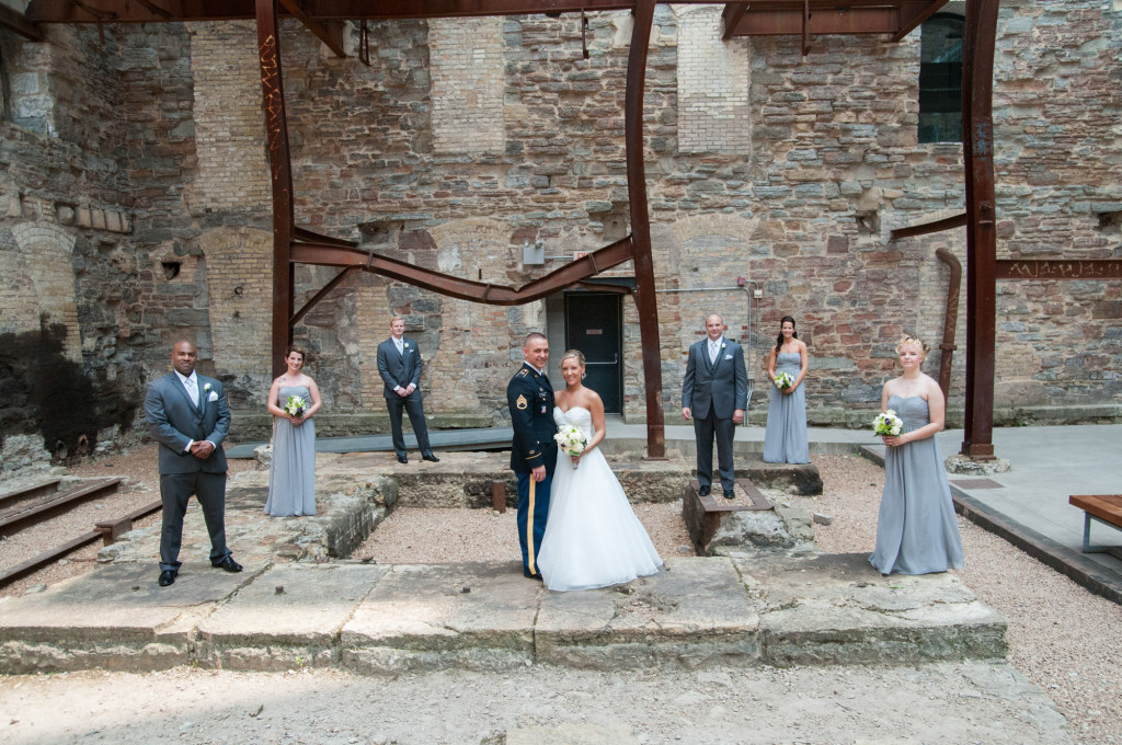 Karissa and Nate's military wedding in Minneapolis, MN