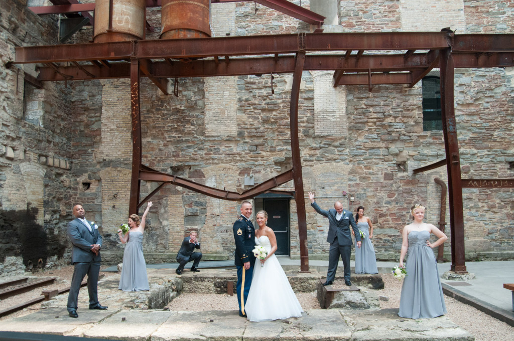 Karissa and Nate's military wedding in Minneapolis, MN