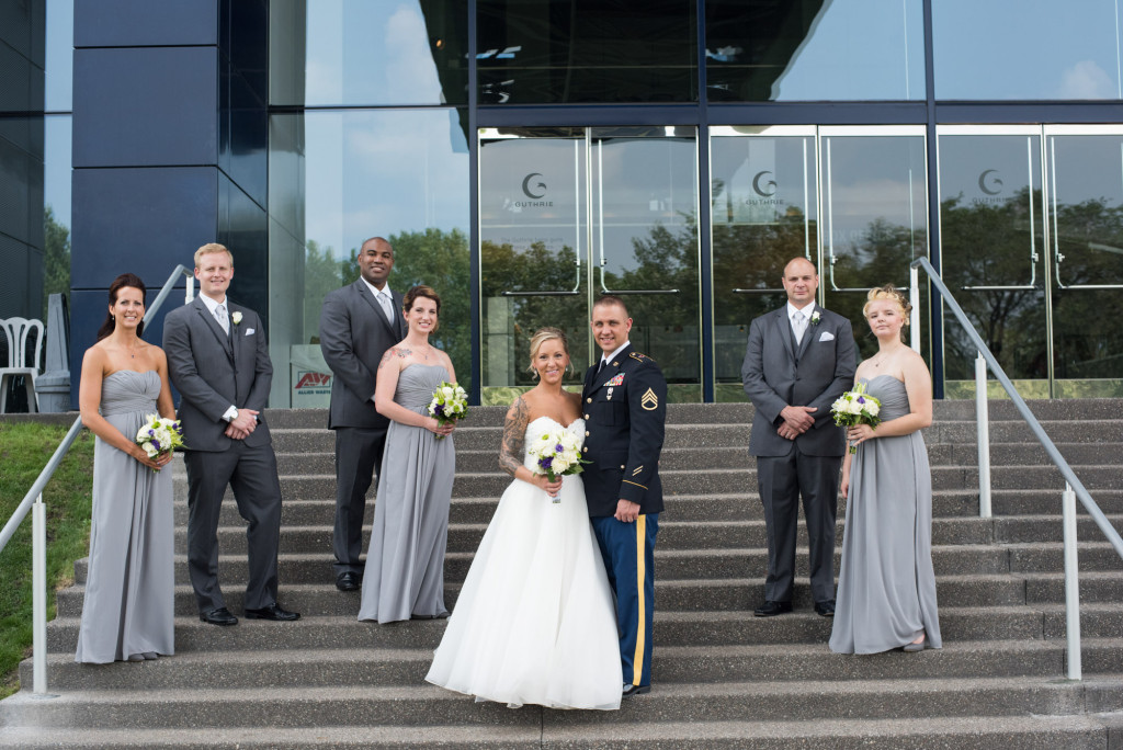 Karissa and Nate's military wedding in Minneapolis, MN