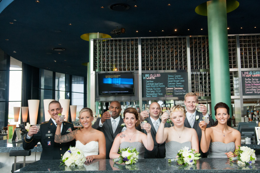 Karissa and Nate's military wedding in Minneapolis, MN