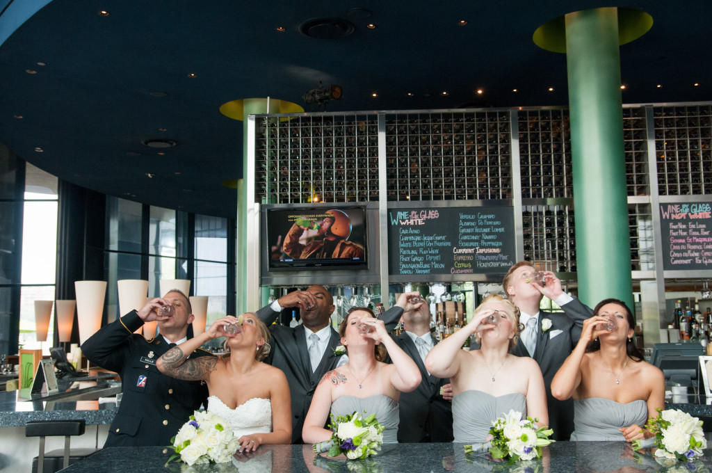 Karissa and Nate's military wedding in Minneapolis, MN