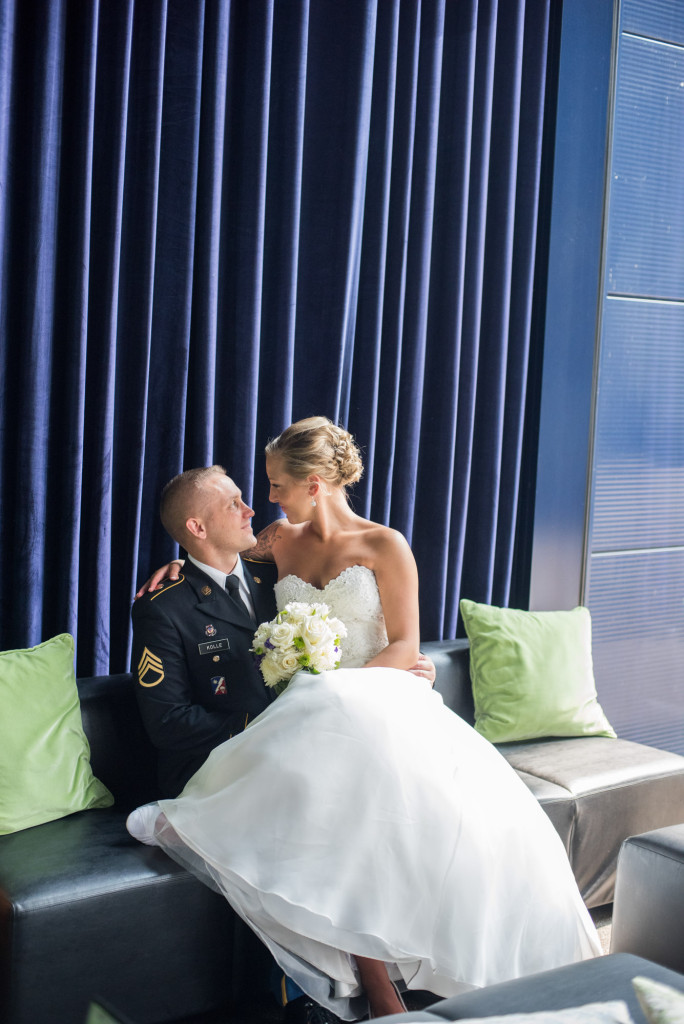 Karissa and Nate's military wedding in Minneapolis, MN