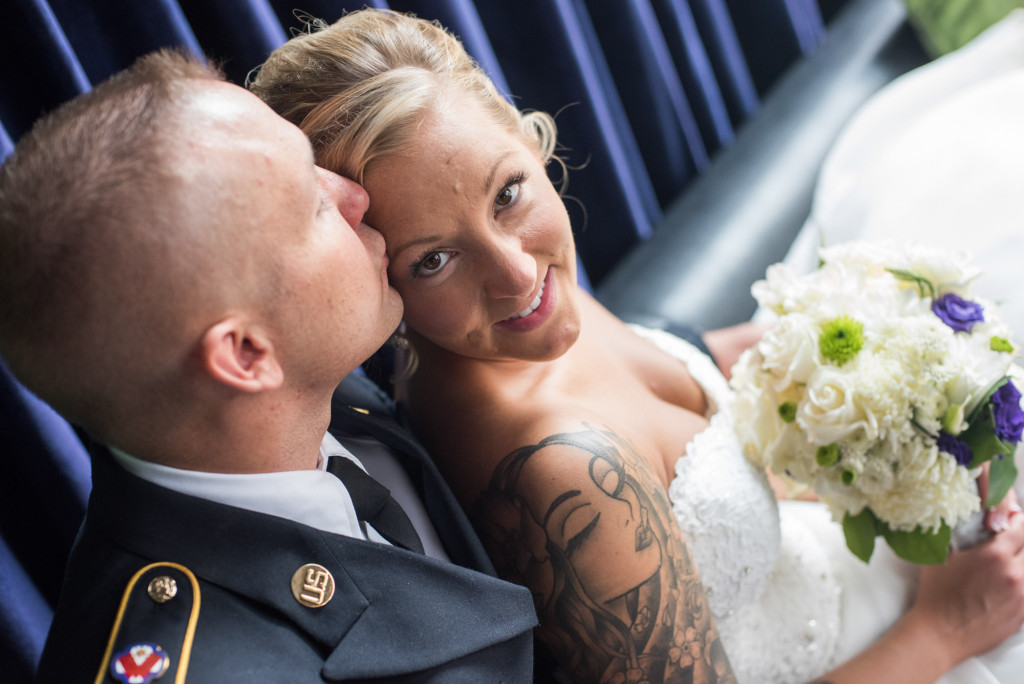Karissa and Nate's military wedding in Minneapolis, MN