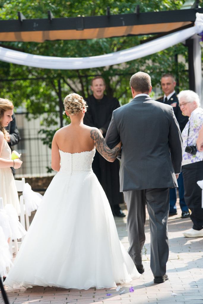 Karissa and Nate's military wedding in Minneapolis, MN
