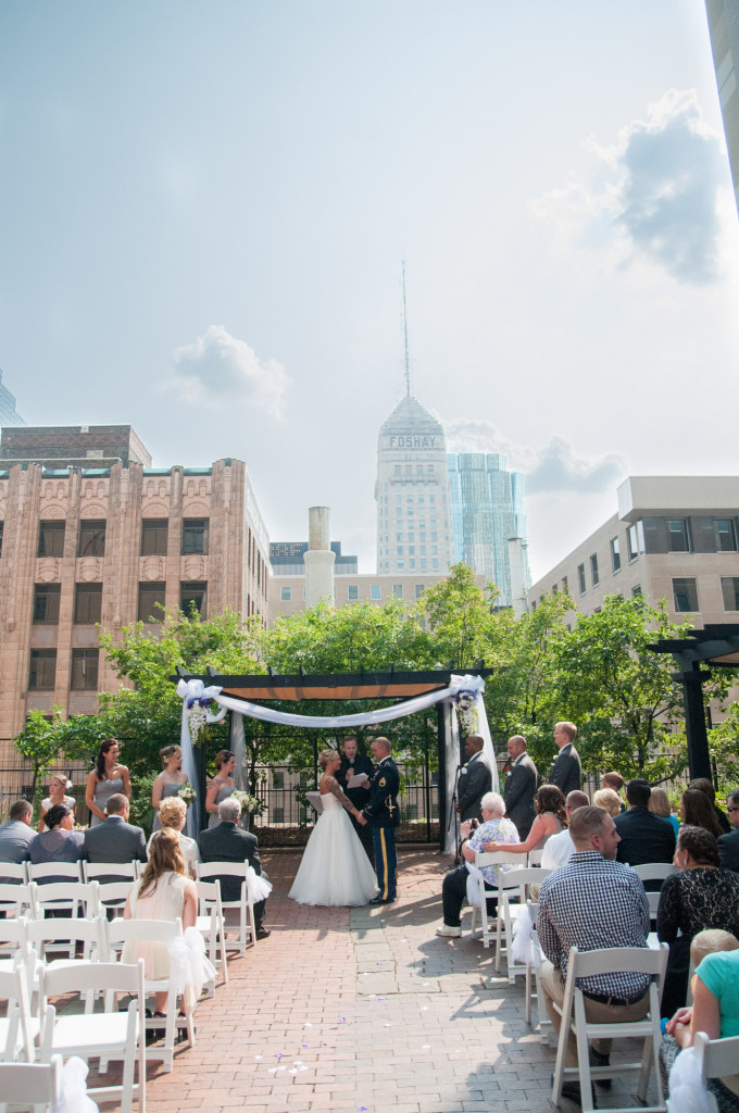 Karissa and Nate's military wedding in Minneapolis, MN