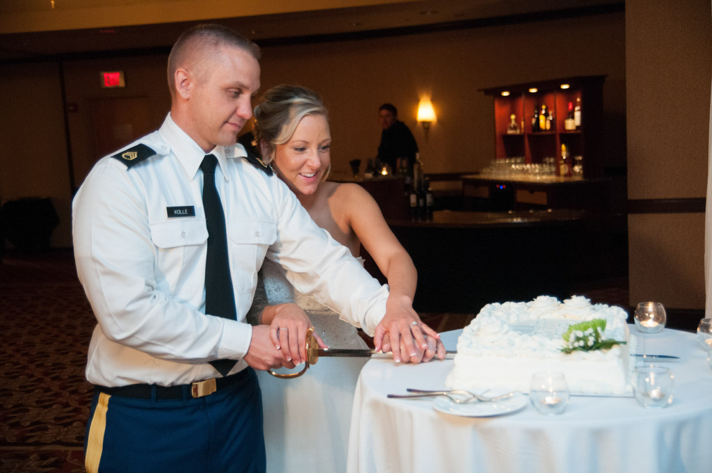 Karissa and Nate's military wedding in Minneapolis, MN