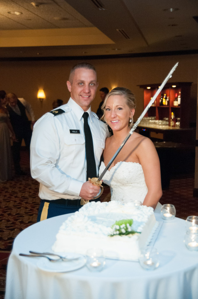 Karissa and Nate's military wedding in Minneapolis, MN