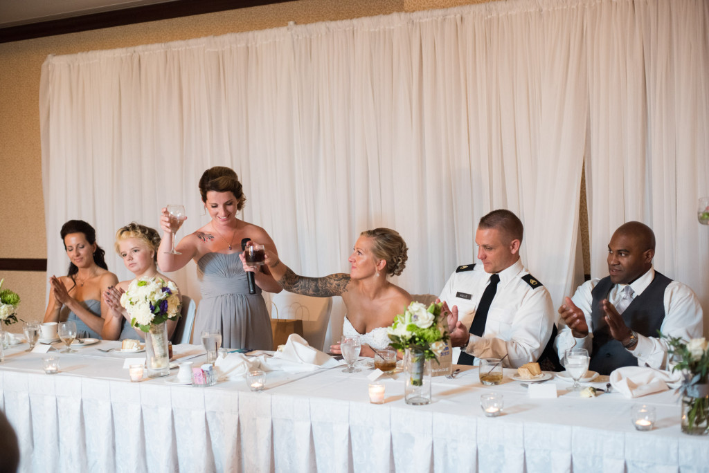 Karissa and Nate's military wedding in Minneapolis, MN