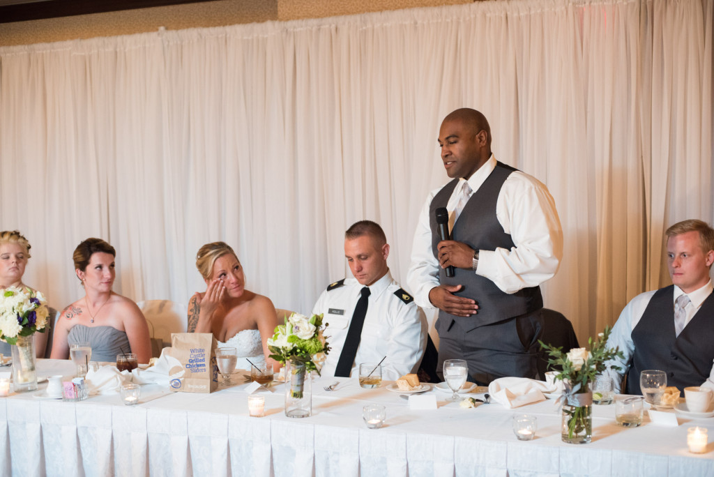 Karissa and Nate's military wedding in Minneapolis, MN