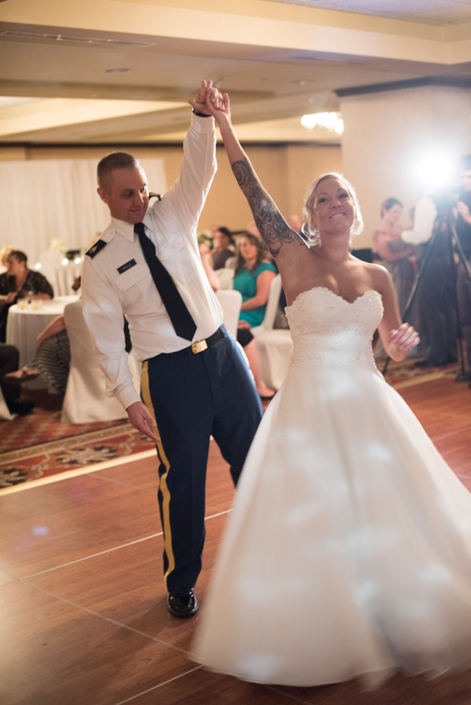 Karissa and Nate's military wedding in Minneapolis, MN