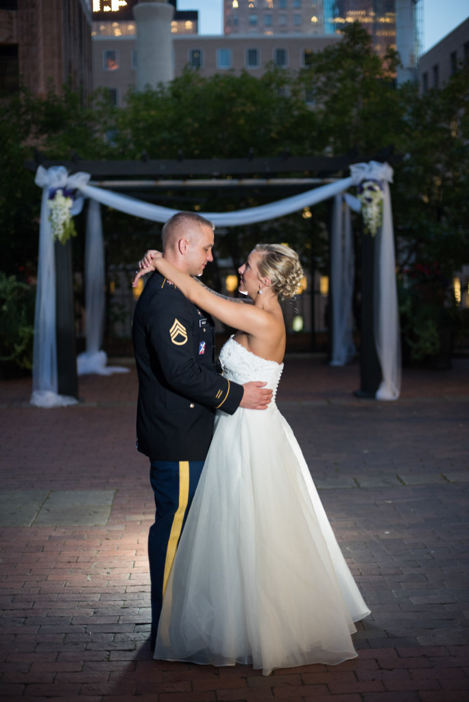 Karissa and Nate's military wedding in Minneapolis, MN