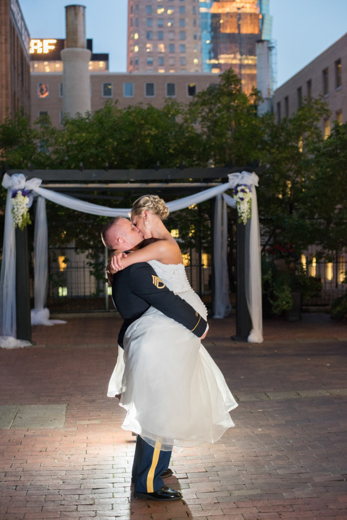 Karissa and Nate's military wedding in Minneapolis, MN