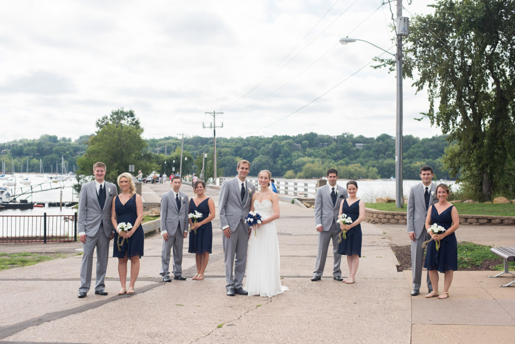 Kelly and Jeremy's summer wedding on the St. Croix river in Hudson, WI