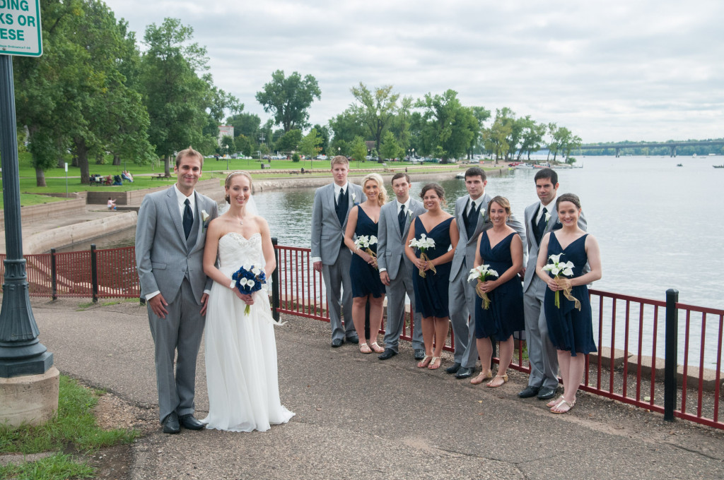 Kelly and Jeremy's summer wedding on the St. Croix river in Hudson, WI