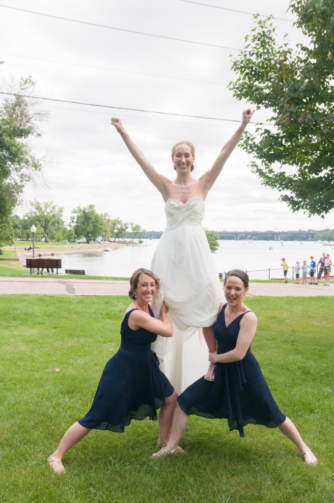 Kelly and Jeremy's summer wedding on the St. Croix river in Hudson, WI