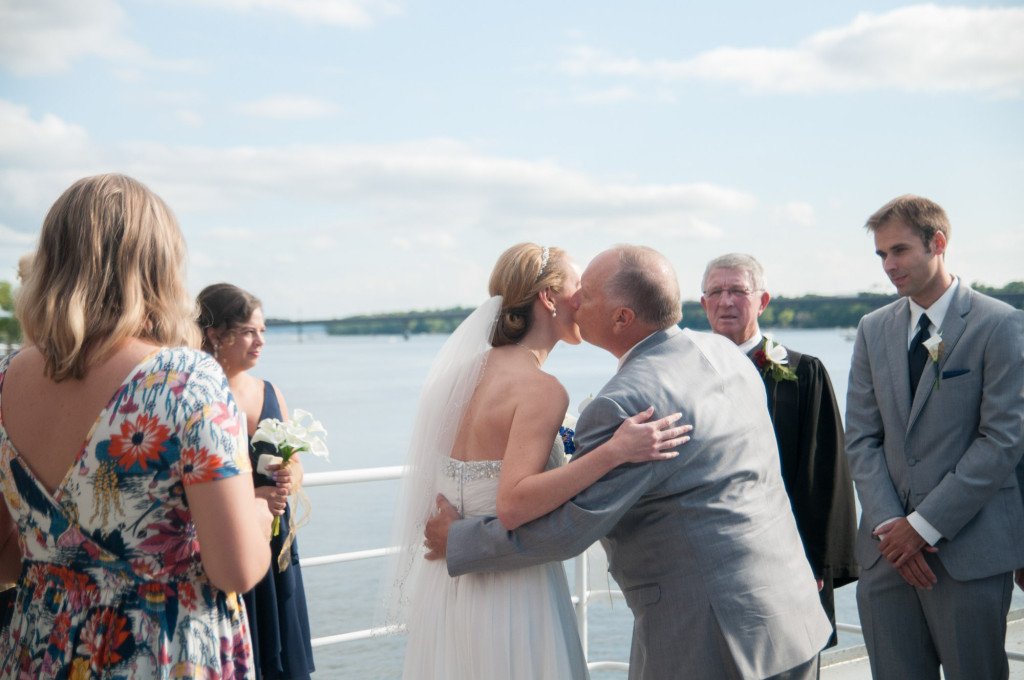 Kelly and Jeremy's summer wedding on the St. Croix river in Hudson, WI