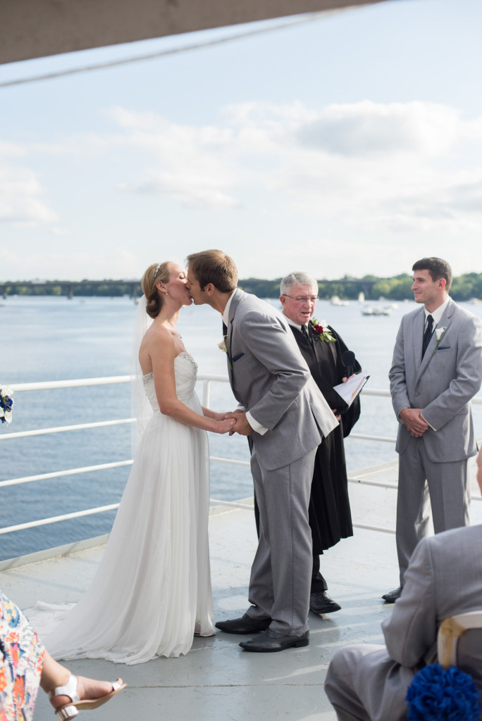 Kelly and Jeremy's summer wedding on the St. Croix river in Hudson, WI