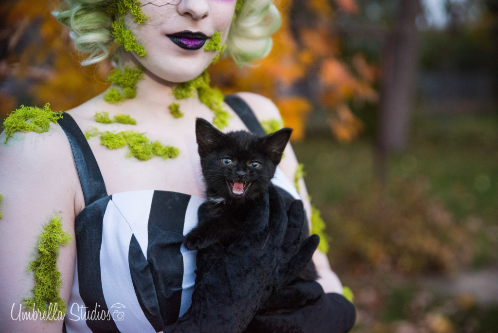 Alexandra Hanson's gender bent Beetlejuice cosplay